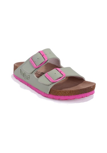 Fly Soft S901002 Su Yeşili Günlük Ortopedik Kız Çocuk Spor Terlik Yeşil