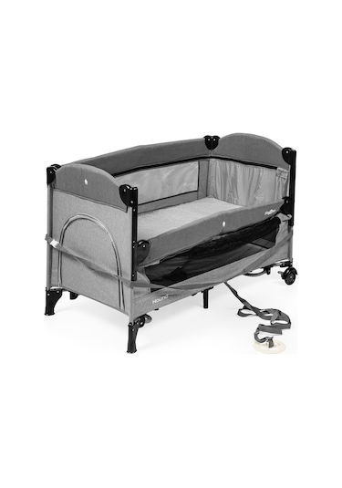 Baby2go Hound Anne Yanı Oyun Parkı 60x120 Cm Gri