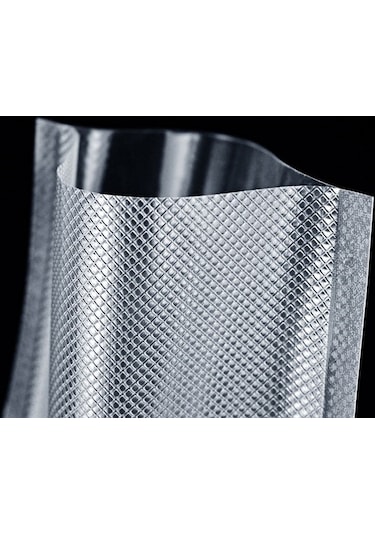 Klikal Gofrajlı Tırtıklı Çok Katmanlı Vakum Poşeti -Torbası 50 Adet - 20 x 30 CM