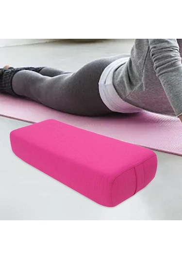 Suntek Bacaklar Desteği Için Yoga Hafif Kırmızı-gül Yoga Destek Yastığı