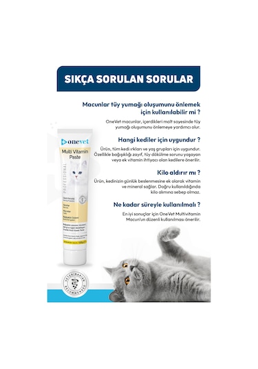 Onevet Multi Vitamin Paste Kedi Maltı 100 Gr