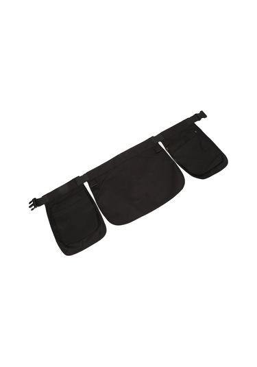 Tenfowee Siyah Poliester Çok Cebelli Ayarlanabilir Bel Çantası - Temizlik, Mutfak, Bahçe Ve İş İçin Pratik Depolama