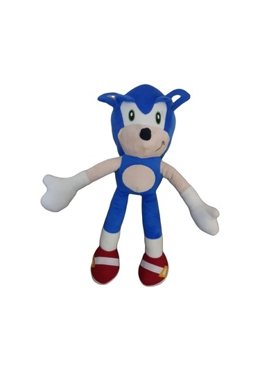 Sonic Peluş Oyuncak Organic Kumaş 45 Cm Mavi
