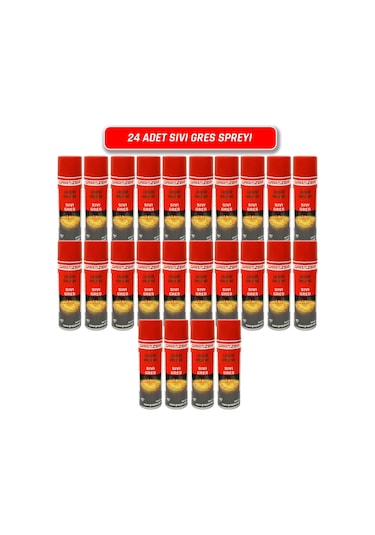 Grayzer Sıvı Gres Yağlama Spreyi 24 x 500 ML