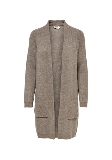 Only Kadın Uzun Örme Hırka 64615179815 Kahverengi