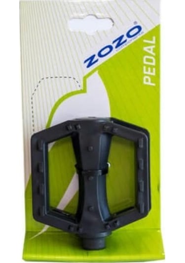Zozo Pedal Hf-824 W/ball, W/ref Reflektörlü Bisiklet Pedalı Plastik Dış Yüzey Siyah