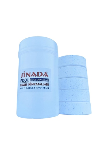 Multi Tablet Klor 90 1 Kg Havuz Dezenfektanı