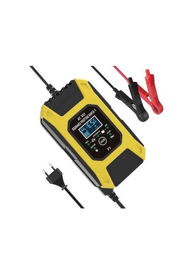 Novahub Araç Akü Şarj Cihazı 12v 7a Kurşun-asit Akü Bakım Seti Lcd Ekranlı