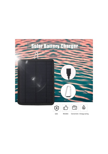 Besthome1 5.3w Tek Kristal Silikon Güneş Paneli - Ip65 Su Geçirmez Usb Şarj Cihazı