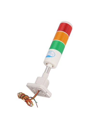 Yaozixa Endüstriyel Led Yığma Sinyal Lambası - 12v Geniş Voltajlı, Alüminyum Gövde, Abs Kapaklı, Cnc Ve Otomasyon Ürünleri İçin Uyarı Işığı