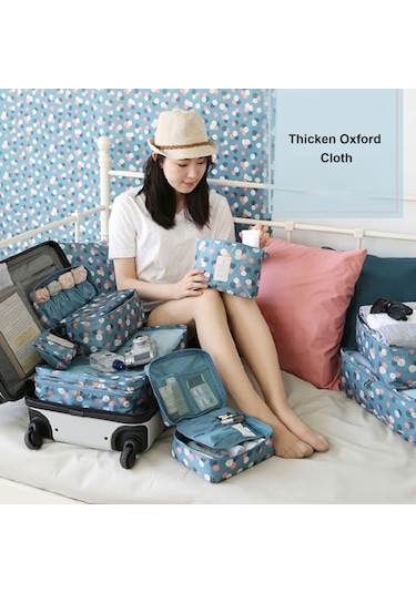 Reedark "katlanabilir Seyahat Makyaj Çantası - Su Geçirmez, Çok Cepli, Askılı Ve Taşınabilir"