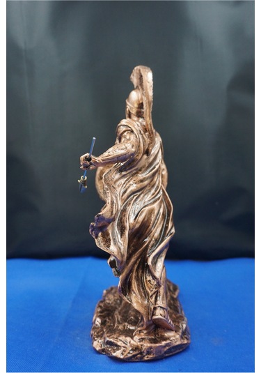 Achilles Aşil Mitolojik Tasarım - Ev Ofis Dekoratif Hediyelik Aksesuar 19 Cm Bakır