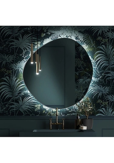 Flora Fuen Banyo Led Işıklı Makyaj Lavabo Aynası Cam