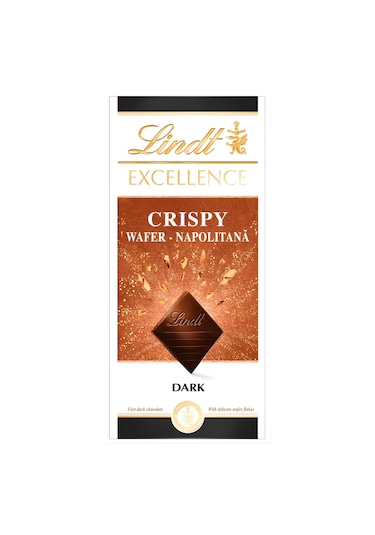 Lindt Excellence Crispy Wafer Dark Chocolate 100g