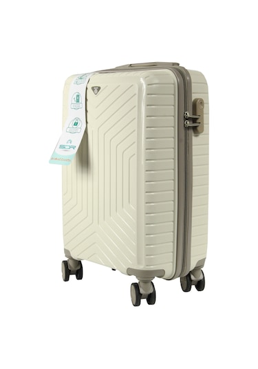 Metropolitan Sdr 103 Pp Valiz Seti - Büyük + Orta + Kabin Boy - Kemik / Gri