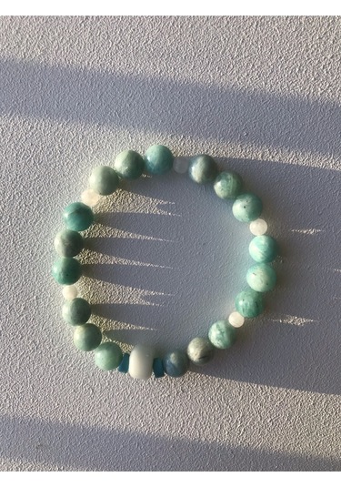 Aytaşı Amazonit Bileklik Çok Renkli