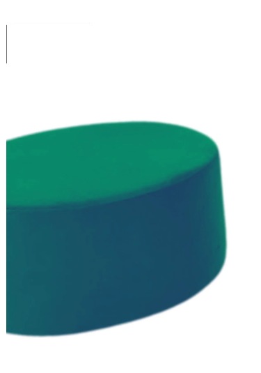 Most Ekol Yuvarlak Sandıklı Orta Sehpa 15 Yeşil Kadife Kumaş Evi