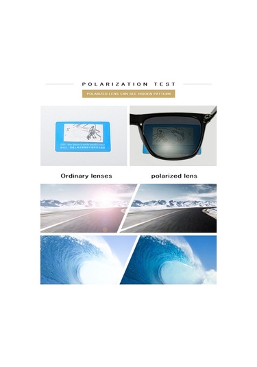 Cbtx Uv 400 Polarize Erkek Güneş Gözlüğü Siyah - Gri