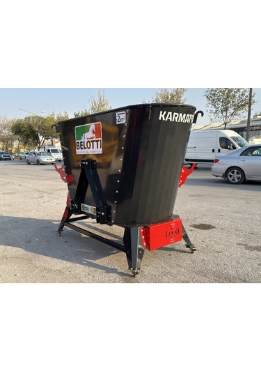 Belotti Karmator Elektrikli Yem Karma Makinesi 220 Volt-2 M³