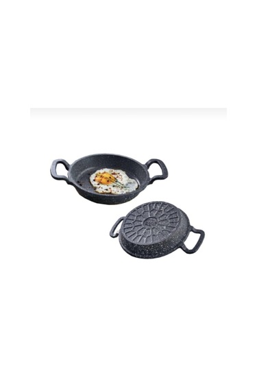 Eda Döküm Granit Sahan Seti 16cm Ve 20 Cm