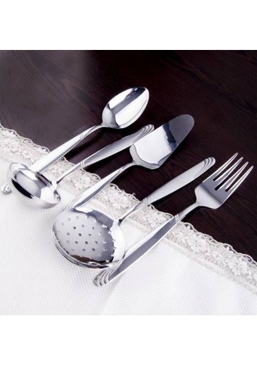 Nehir İmran Lizbon Sade 5 Parça Servis Takımı