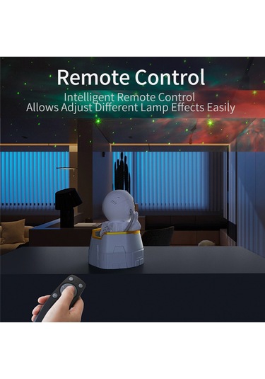 Teltree Uzaylı Desenli Bluetoothlu Yıldız Projeksiyon Lambası - Uzaktan Kumanda, Zamanlayıcı Ve Renk Ayarlamalı Odalar İçin Stüdyo Aydınlatması