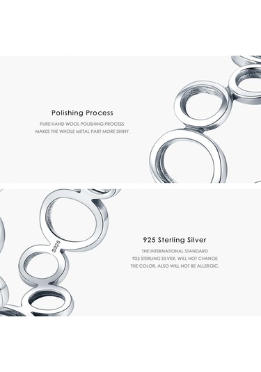 Modian 925 Ayar Gümüş Düzensiz Yuvarlak Parmak Yüzük Moda Parti Aksesuarları Kadınlar Için Güzel Bildirimi Takı Hediye 7 Gümüş