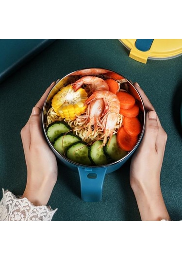 Mavi 900ml/1200ml Erişte Kasesi Kolay Saklanabilir Büyük Kapasiteli 304 Paslanmaz Çelik Anti-pas Karıştırma Kasesi Erişte 1200ml L