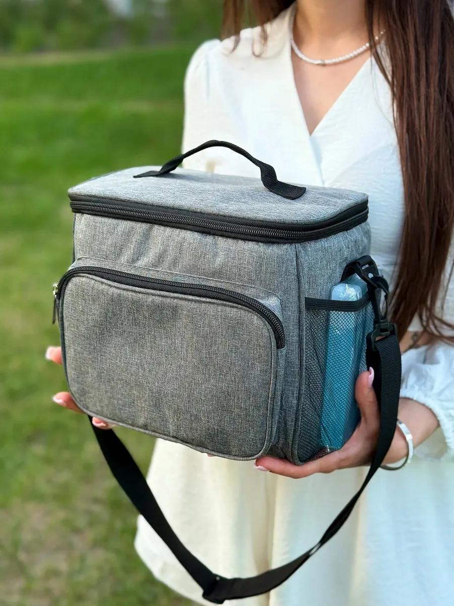 Ruvıs Öğle Yemeği İçin Termo Çanta Buzdolabı 10 Litre 428872468 Gri