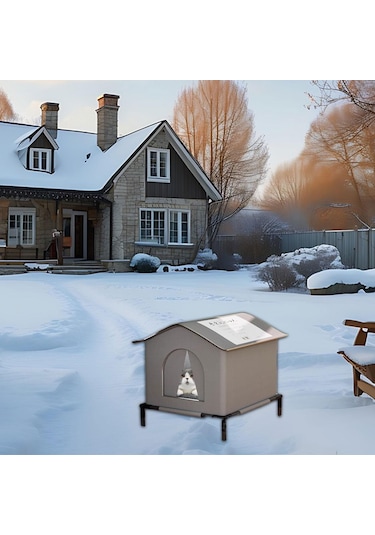 Suntek Açık Hava Kedileri Köpek Evi Su Geçirmez L