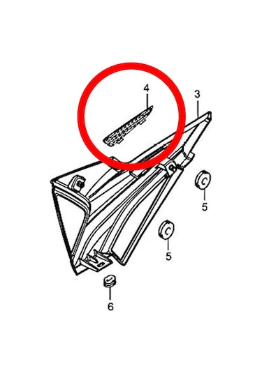 Haojue Hj150-9 Sag Kapak Ortusu 47112h22500h000