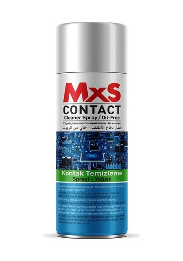 Mxs Elektronik Kart Devre Kontak Temizleyici Sprey Yağsız 400 ML 3 Adet