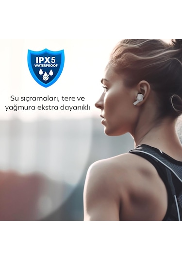 Woyax By Deji Curvy Bluetooth 5.3 HD Mikrofonlu Ultra Hafif HiFi Ses Kulak İçi Kulaklık