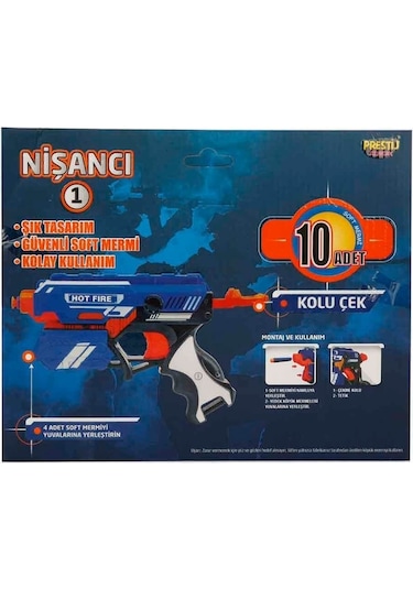 Nişancı 1 Sünger Dart Atan Silah