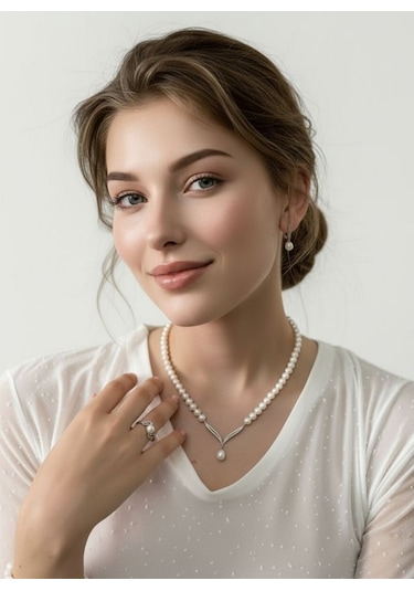 Ethereal Grace Set Gümüş