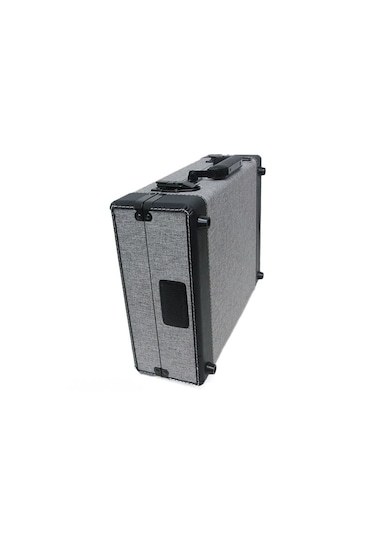 Crownwell 05 33-45-78 'lik Plak Çantalı Bluetooth Pikap Gri Özel