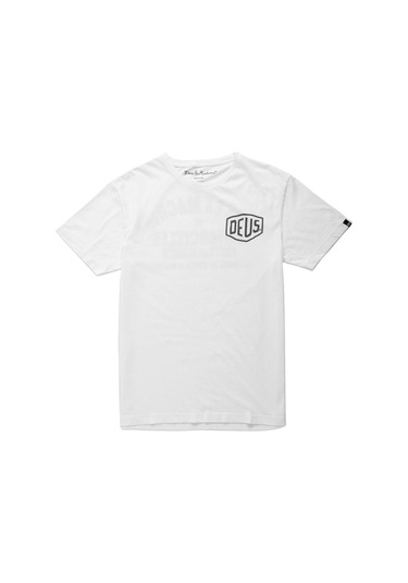 T-shirt - Milano Address Beyaz / Deus