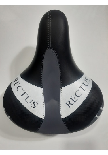 Rectus Bisiklet Sele Geniş Yaylı Gri - Siyah