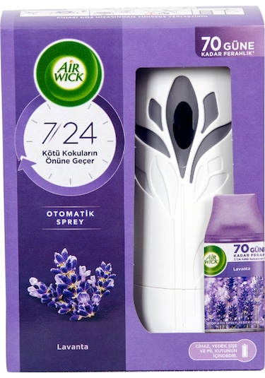 Air Wick Freshmatic Oda Kokusu Makine + 70 Gün Etkili Lavanta Yedek 250 ML