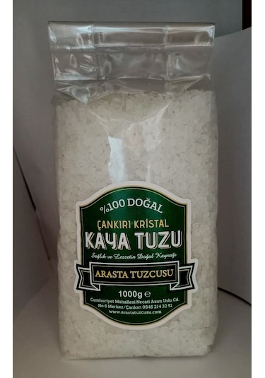 Çankırı Kristal Kaya Tuzu Tane 1 KG