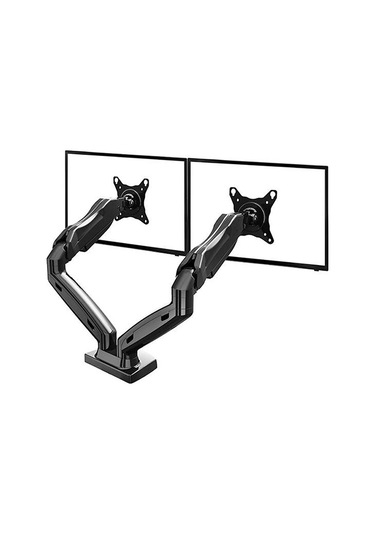Yenilzd NB F160 Çift Kol Gazlı Hareketli 10-27" Masa LCD Led Monitör Tutucu