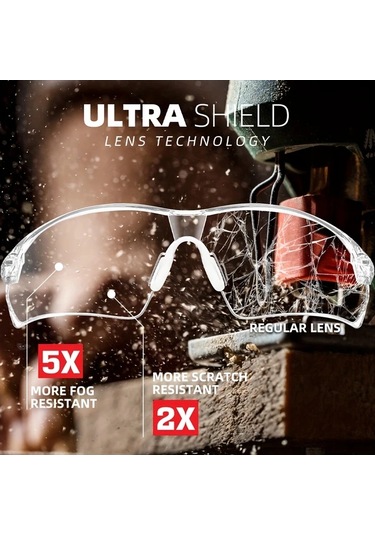 Willowhaven Tmkag01-2 Kalıyadi İş Gözlüğü Anti Fog Ayarlanabilir Hafif Güvenlik Gözlüğü