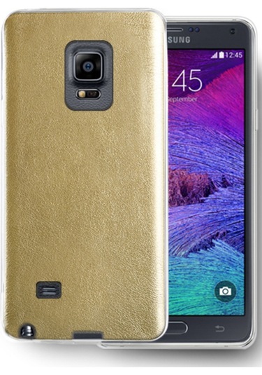 Fitcase Samsung Note Edge (N915) Kilif Deri Dokulu Arka Kilif Gol 112829717