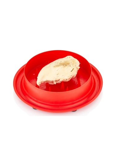 Pratik Tavuk Ve Pişmiş Sebze Parçalama Didikleme Aleti Pratik Et Tavuk Tiftikleme Aleti Kırmızı