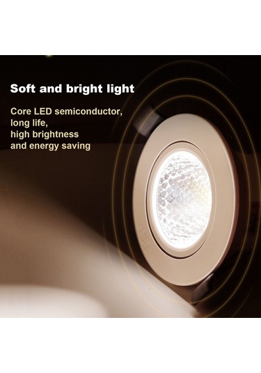 Xindoker Gömülü Led Anti-glare Spot Işık - 6w 4000k 75mm Açık, 45 Ayarlanabilir, 80 Crı Göz Koruyucu Yumuşak Işık, Tavan/duvar Uyumlu Sıcak Beyaz