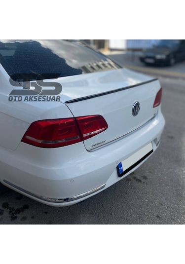Volkswagen Passat B6 - B7 - B8 Type 2006 - 2020 Uyumlu Bagaj Üstü Spoiler Piano Black