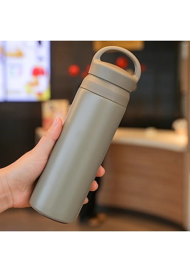 Willowhaven Siyah 500ml Paslanmaz Çelik Kahve Kupası Çift Kat Yalıtım Taşınabilir Hediye Siyah