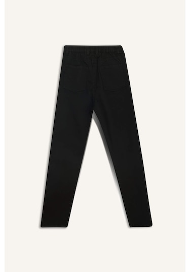 Defacto Erkek Çocuk Okula Dönüş Regular Fit Düz Paça Gabardin Pantolon U3254a625aubk81 Siyah