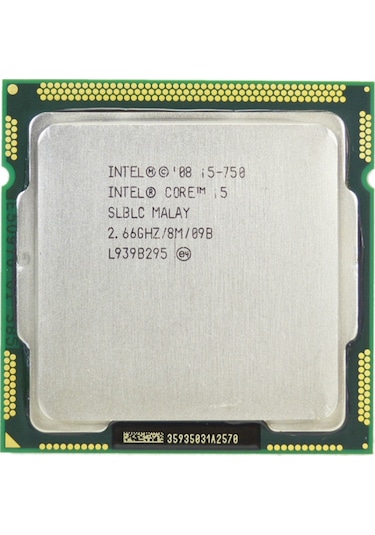Intel Core i5-750 2.66 GHz LGA1156 8 MB Cache 95 W Box İşlemci