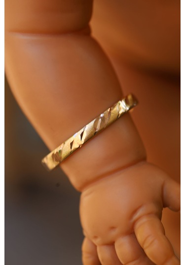 Yenigün Kuyumculuk 14 Ayar Altın 2.5 Gr Model 2 Bebek Altın Bilezik